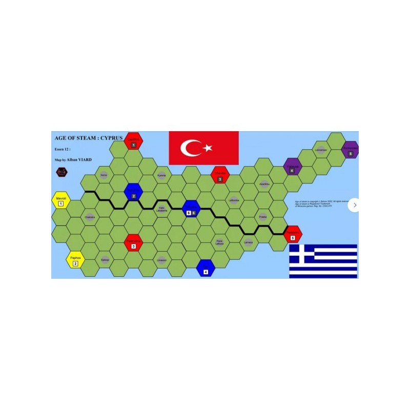 Tibet and Cyprus: Age of Steam - gioco da tavolo