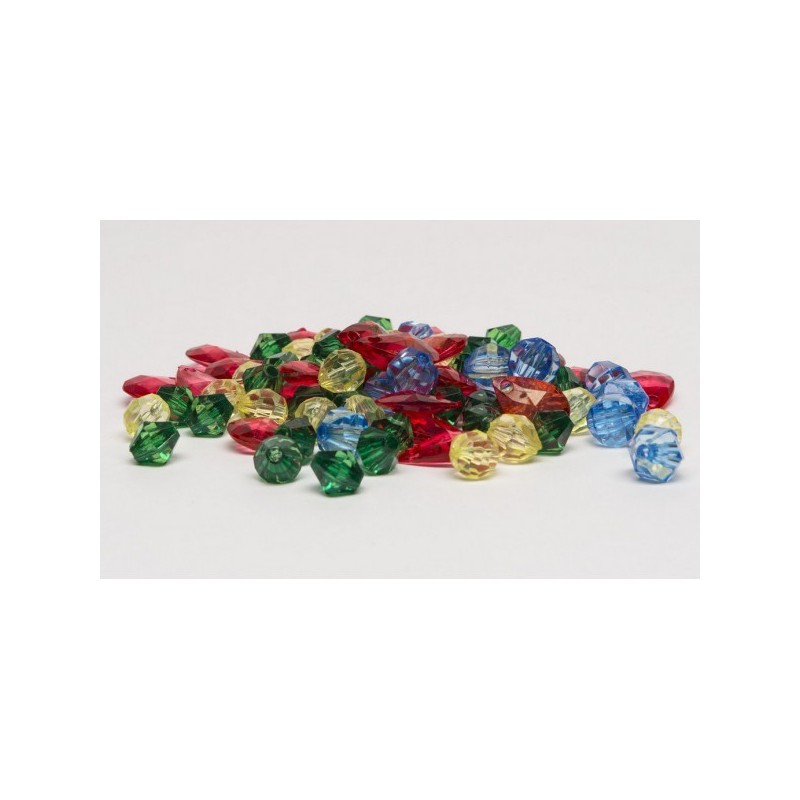 Set perline colorate in plastica (forate) - accessorio per giochi