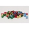 Set perline colorate in plastica (forate)