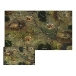 Oversized Cloth World Map - Folklore: The Affliction (Tappetino)