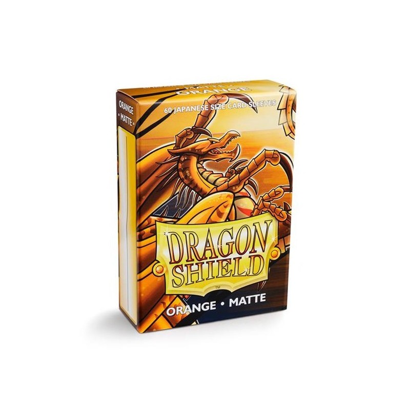 Dragon Shield - Bustine protettive piccole Japanese Matte Orange (60 bustine) - 11113 - accessorio per giochi