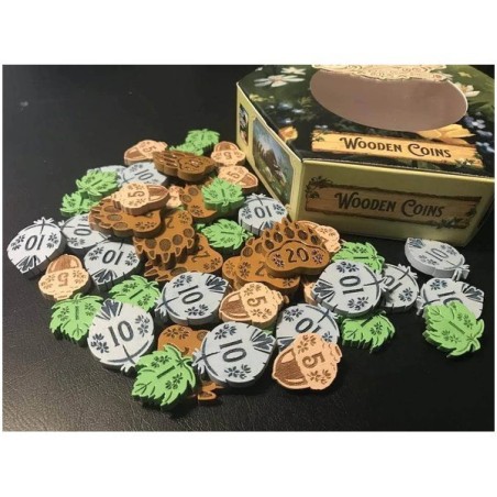 Wooden Coins: Honey Buzz