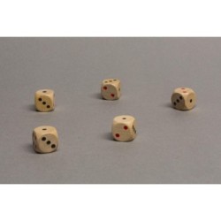 Dado d6 12mm legno (1-1-2-3-3-4)