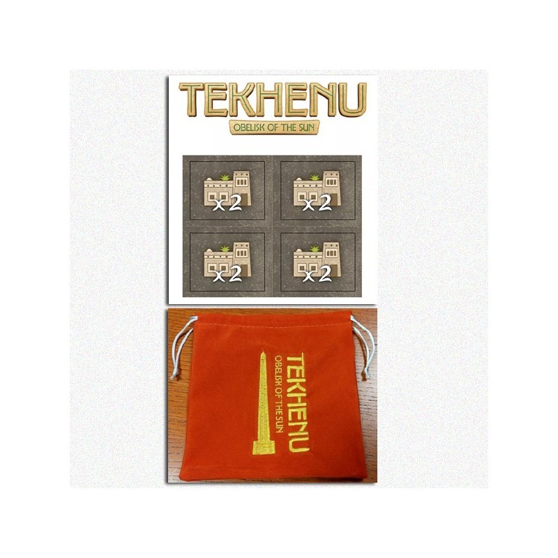 Tekhenu LOOT - Noble Buildings + Book of Challenges + Sacchettino - gioco da tavolo