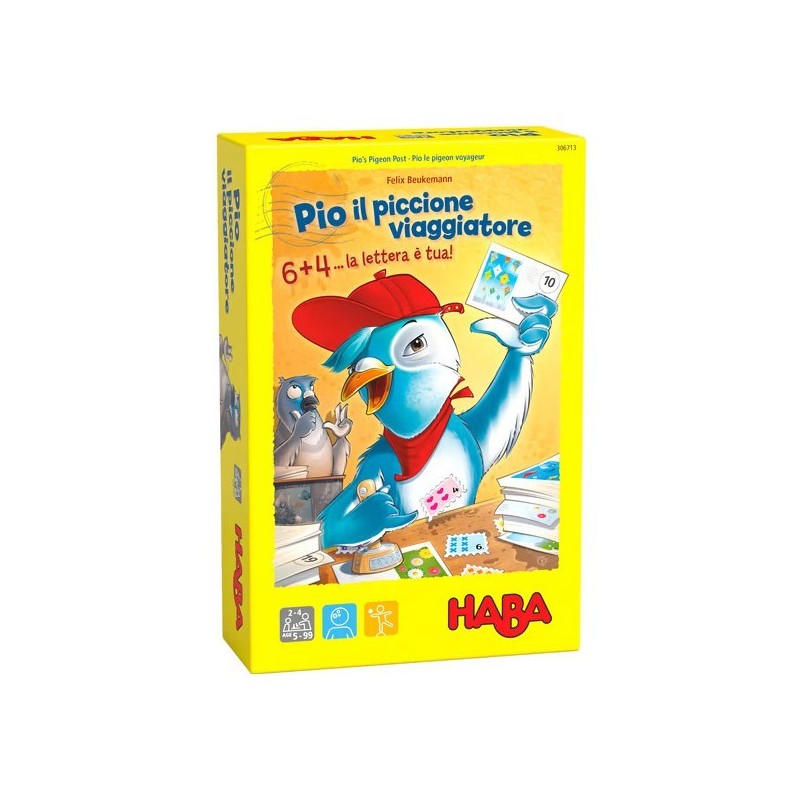 Pio il piccione viaggiatore (Pio posttaube) - HABA - gioco da tavolo