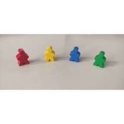 Pedina Omino (set da 40 pezzi in 4 colori)