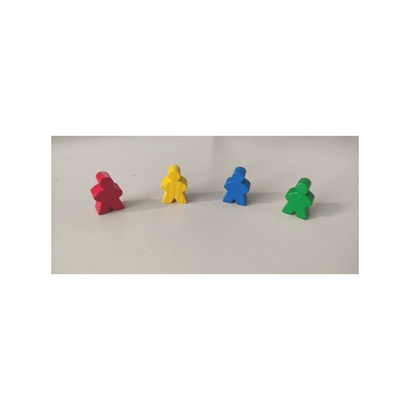 Pedina Omino (set da 40 pezzi in 4 colori) - accessorio per giochi