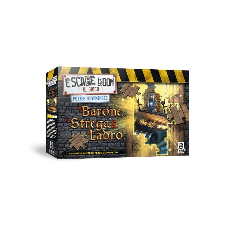 Escape Room - Puzzle Adventures: Il Barone, la Strega e il Ladro - gioco da tavolo