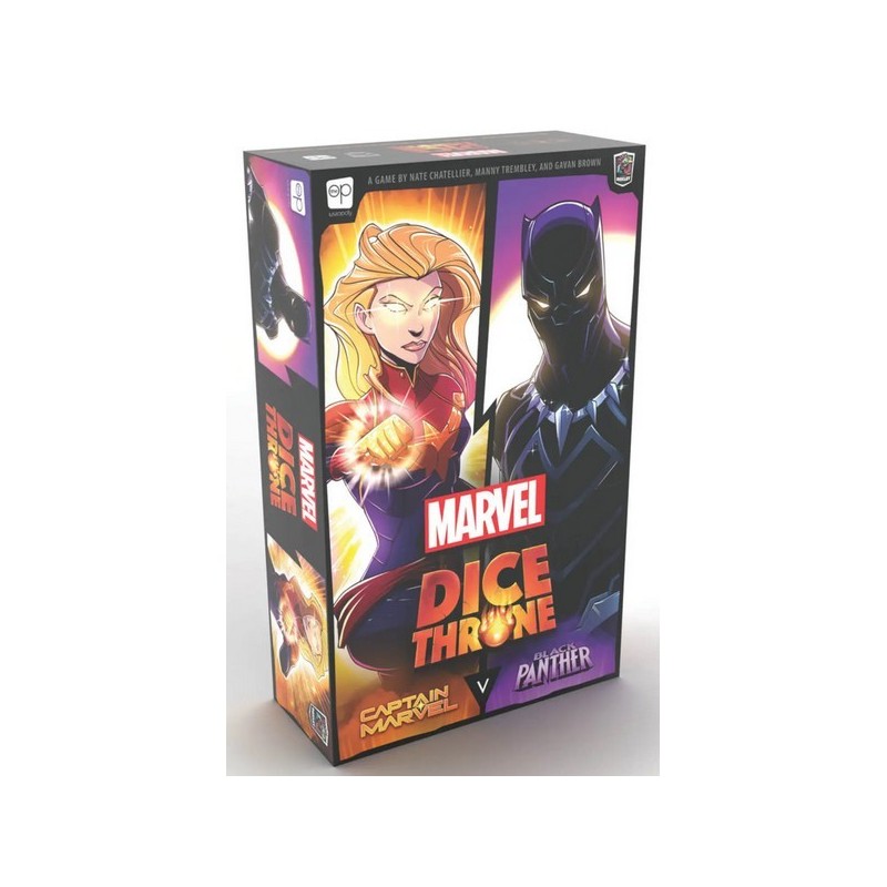 Box 1 - Captain Marvel and Black Panther: Marvel Dice Throne - gioco da tavolo