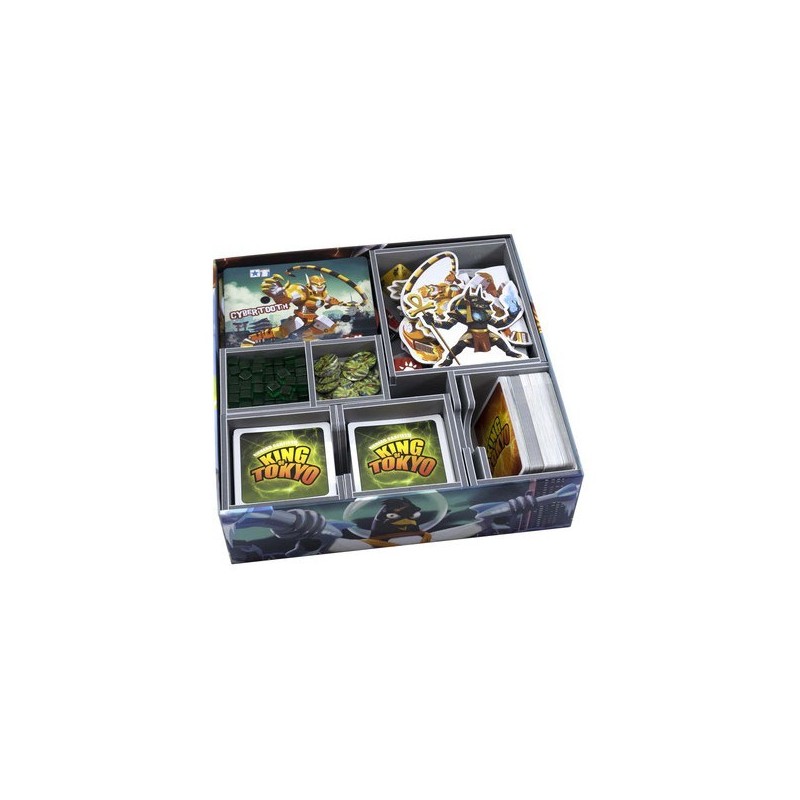 King of Tokyo - Organizer Folded Space in EvaCore - KoTv2 - accessorio per giochi
