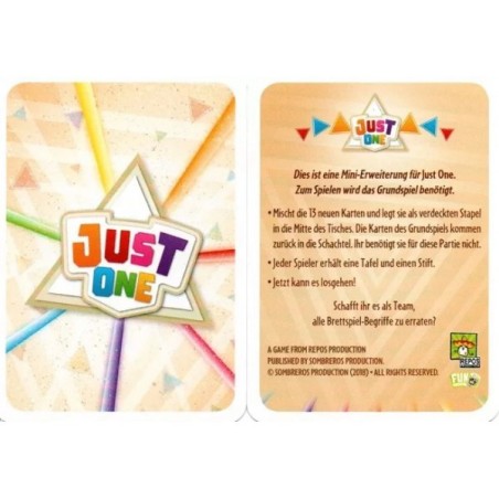 Goodie Box Promo: Just One