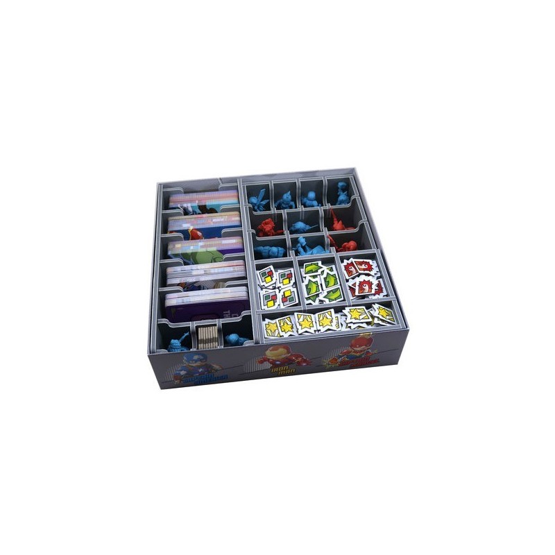 Marvel United - Organizer Folded Space in EvaCore - MUTD - accessorio per giochi