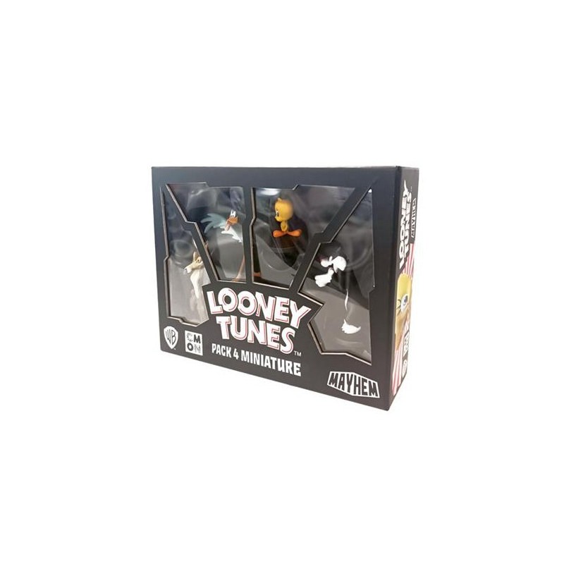 Pack 4 Miniature: Looney Tunes Mayhem - gioco da tavolo