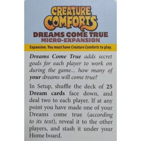 Dreams Come True: Creature Comforts