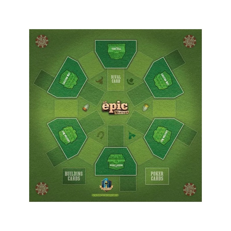 Playmat: Tiny Epic Western (Tappetino) - gioco da tavolo