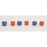 Set dadi combattimento (10 dadi a 6 facce - 6 blu e 4 rossi)