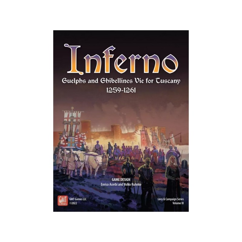 Inferno: Guelphs and Ghibellines Vie for Tuscany 1259-1261 - gioco da tavolo