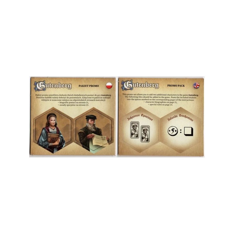Promo Characters: Gutenberg - gioco da tavolo