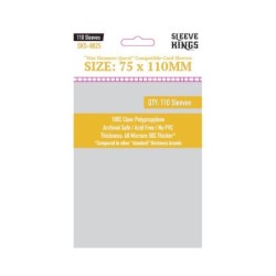75x110 mm bustine protettive trasparenti Sleeve Kings (Warhammer Quest) - 110 bustine (60 microns) MDG8825