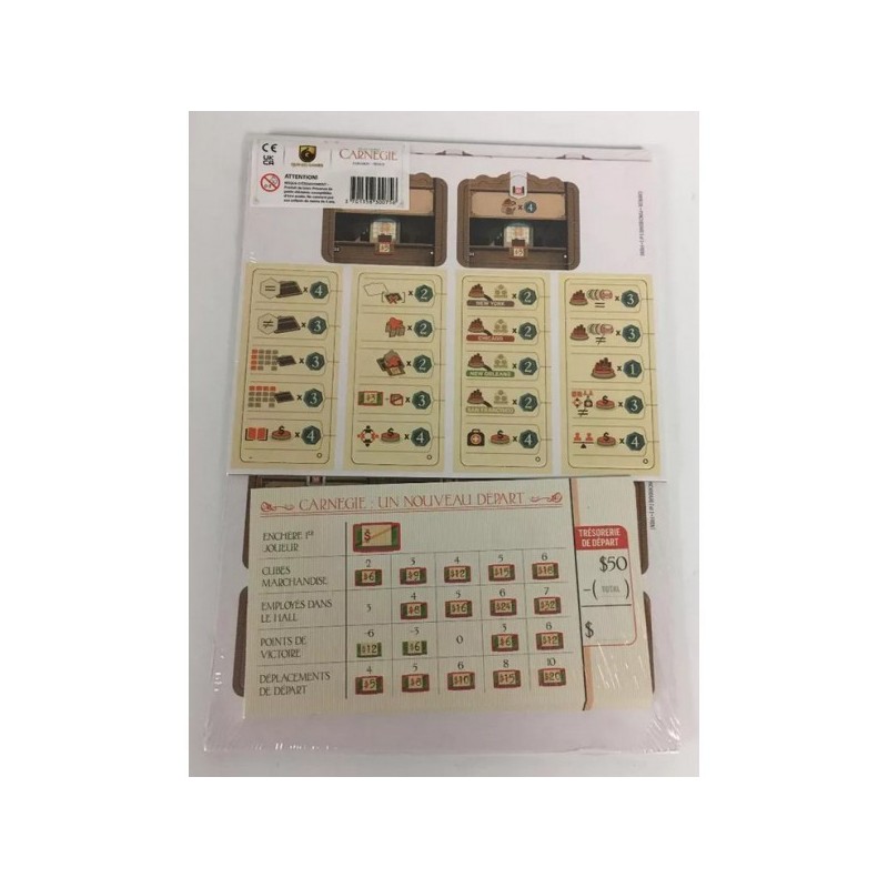 Un Nuovo Inizio: Carnegie ENG (Departments and Donations) - gioco da tavolo