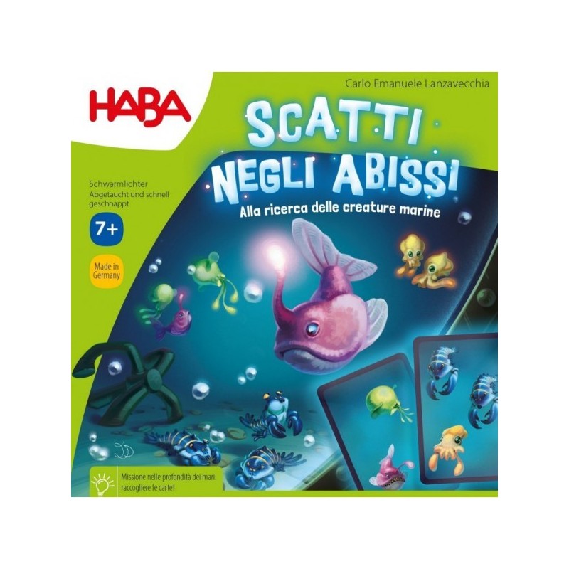 Scatti negli Abissi - HABA - gioco da tavolo