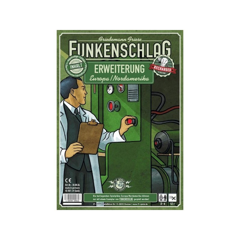 Mappa Europa - Nord America: Alta Tensione (Recharged) DEU - gioco da tavolo