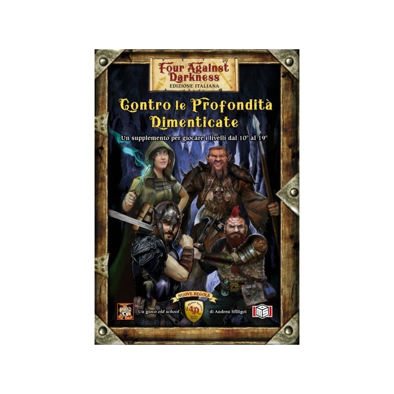 Contro le Profondità Dimenticate: Four Against Darkness ITA - gioco da tavolo