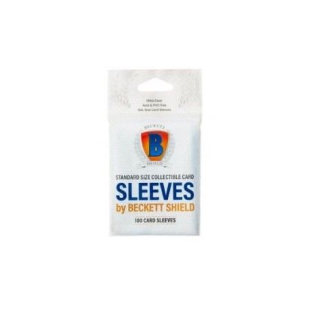 63x88 mm bustine protettive trasparenti Beckett - 100 bustine (40 microns)