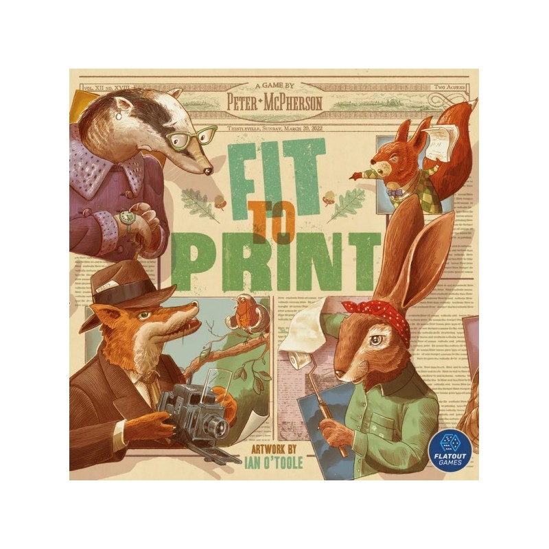 Fit to Print - gioco da tavolo