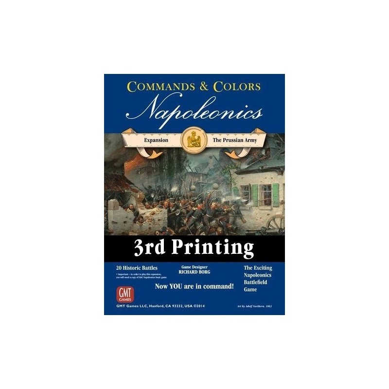 The Prussian Army: Commands & Colors - Napoleonics (3rd Printing) - gioco da tavolo