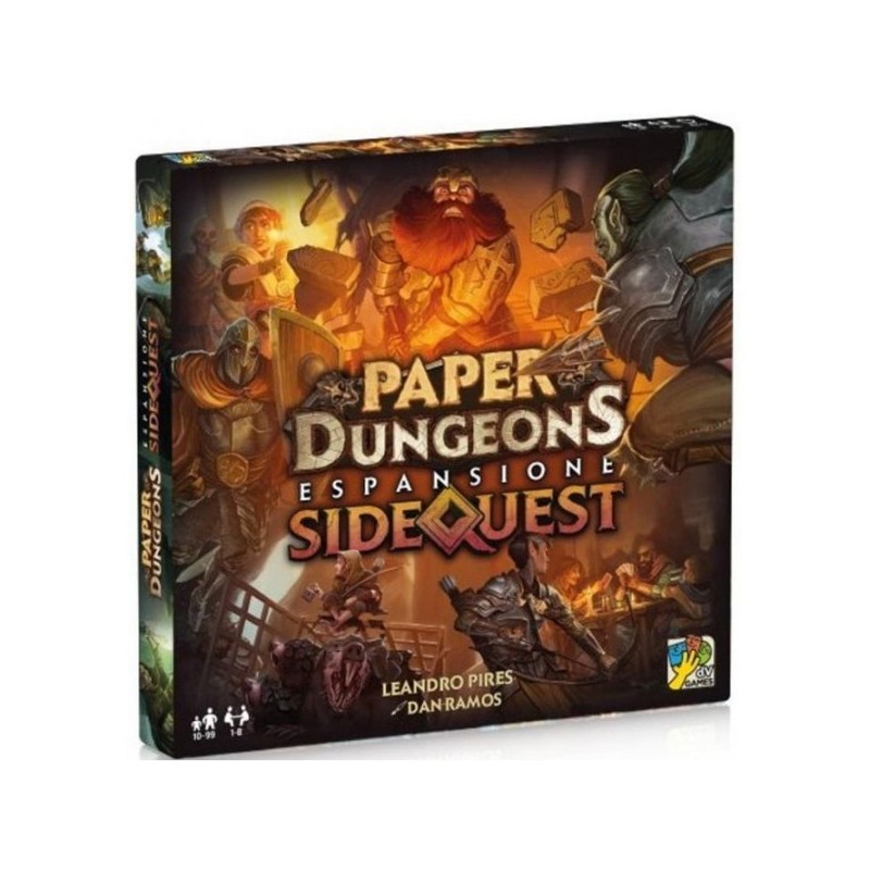 Side Quest: Paper Dungeons - gioco da tavolo