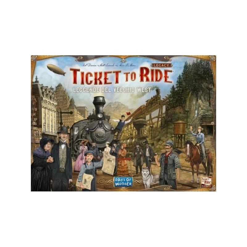 Ticket to Ride Legacy: Leggende del Vecchio West - gioco da tavolo
