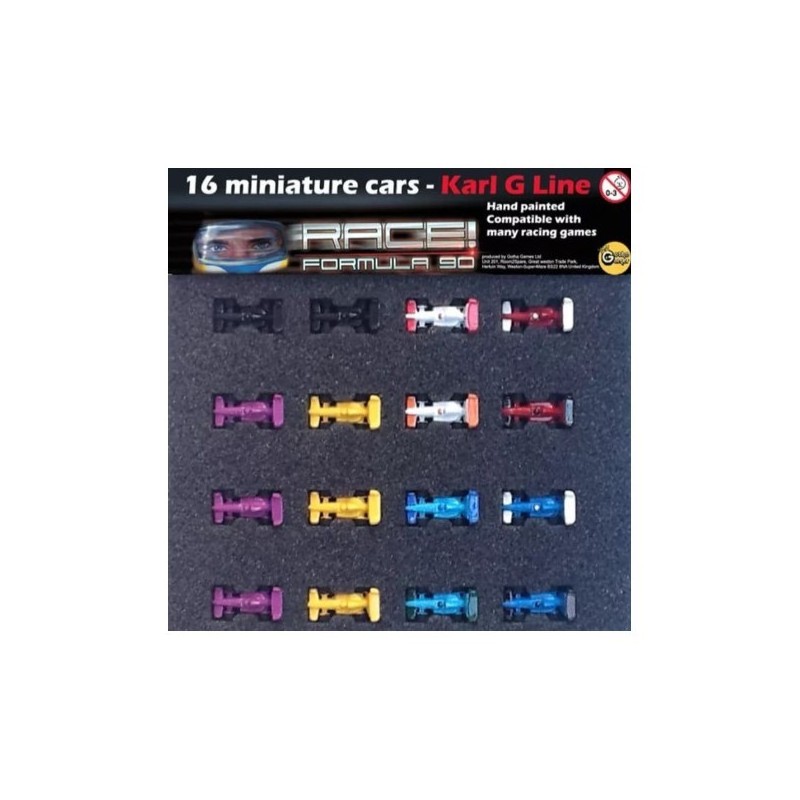 Deluxe Metal Car Set: Race! Formula 90 - gioco da tavolo