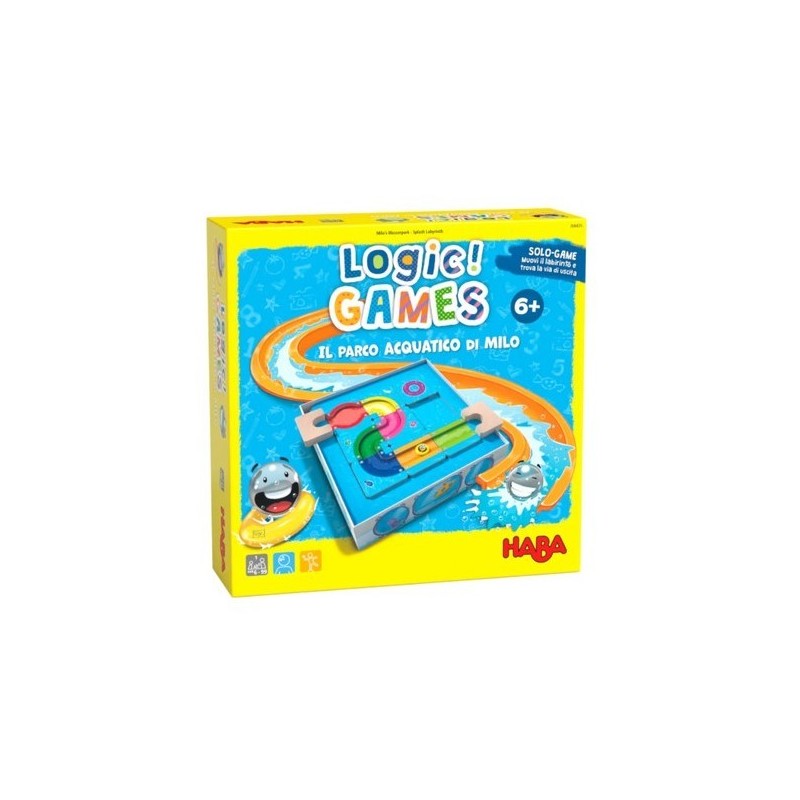 Logic! GAMES: Il Parco Acquatico di Milo - HABA - gioco da tavolo