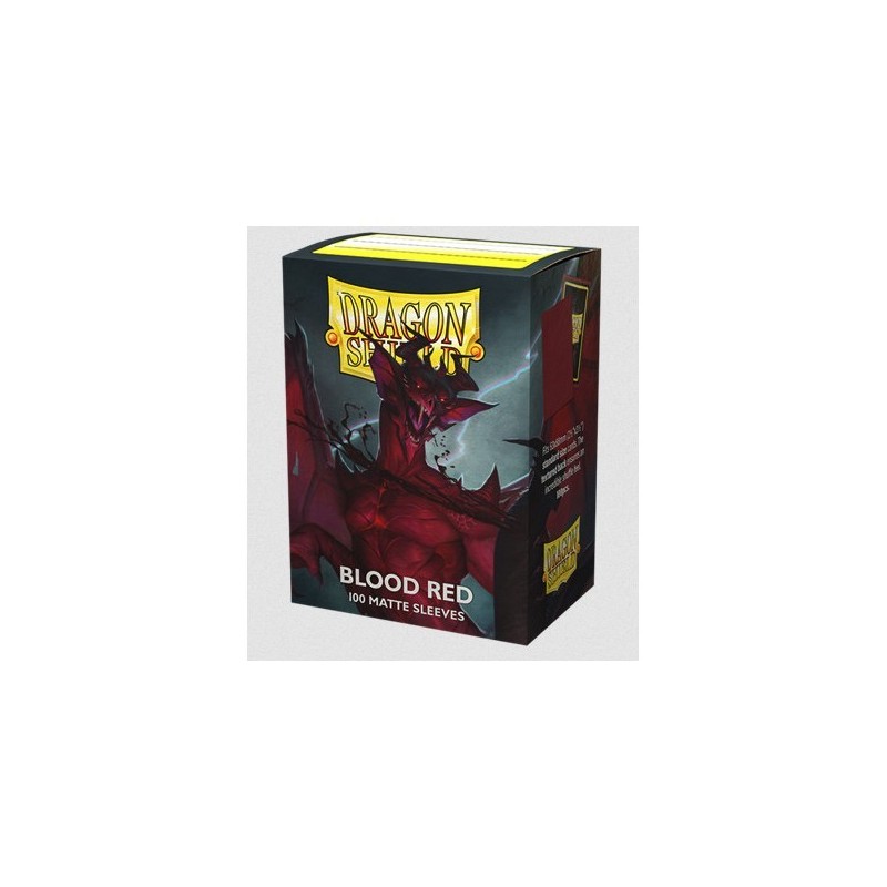 Dragon Shield - Bustine protettive Matte Blood Red Simurag (100 bustine) - 11050 - accessorio per giochi