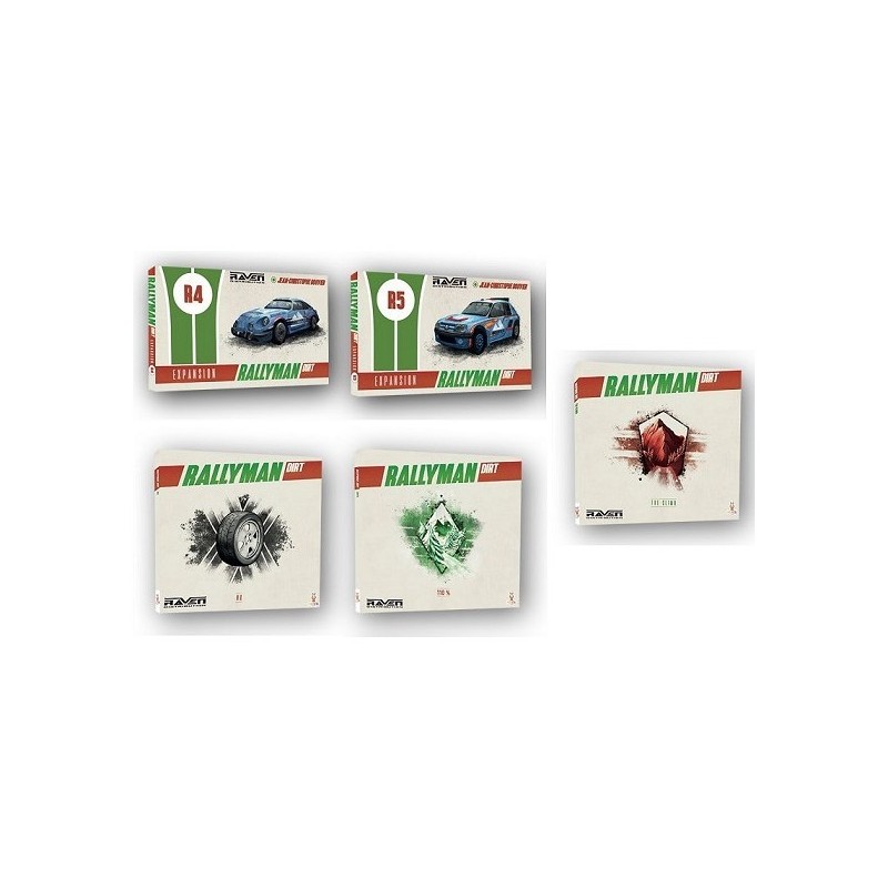 Pack Espansioni - Rallyman GT: Dirt - gioco da tavolo