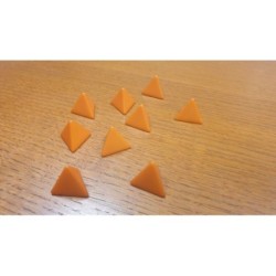 Dado a 4 facce senza numeri (arancio)
