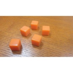 Dado d6 16mm Vuoto (arancio)
