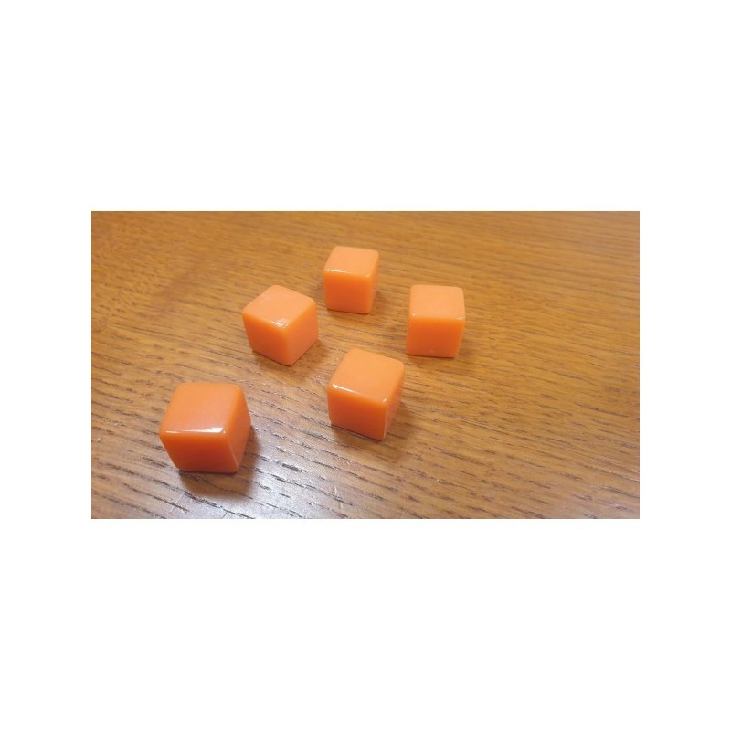 Dado d6 16mm Vuoto (arancio) - accessorio per giochi