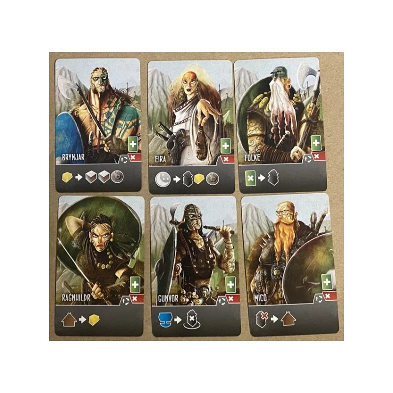 Set Carte Promo: Maestri d'Ascia del Mare del Nord - Redux - gioco da tavolo
