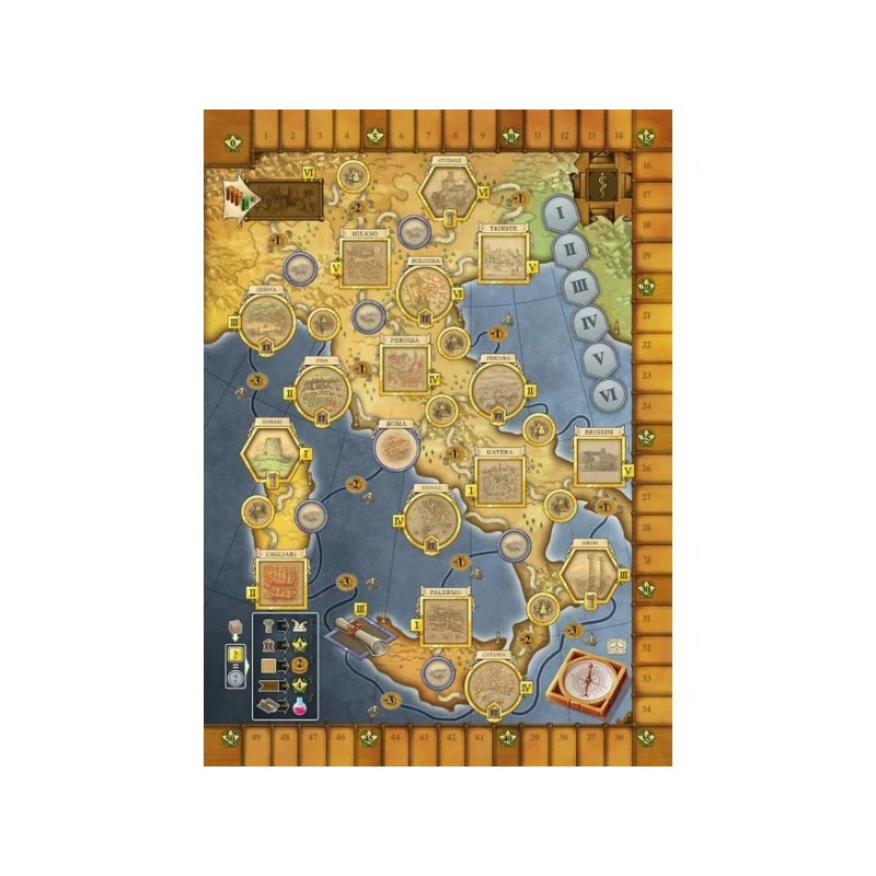 Italy Grand Tour: Newton & Great Discoveries (New Ed.) - gioco da tavolo