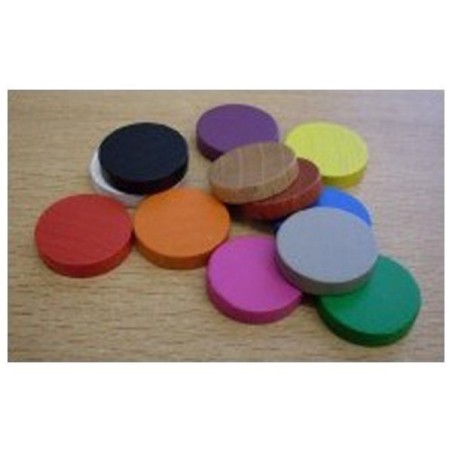 Token rotondo 15x4mm viola (100 pezzi)