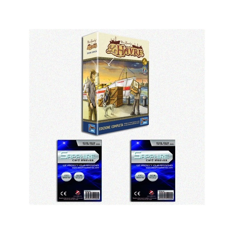 SAFEGAME Le Havre ITA (Edizione Completa) + 2 pacchetti bustine protettive - gioco da tavolo