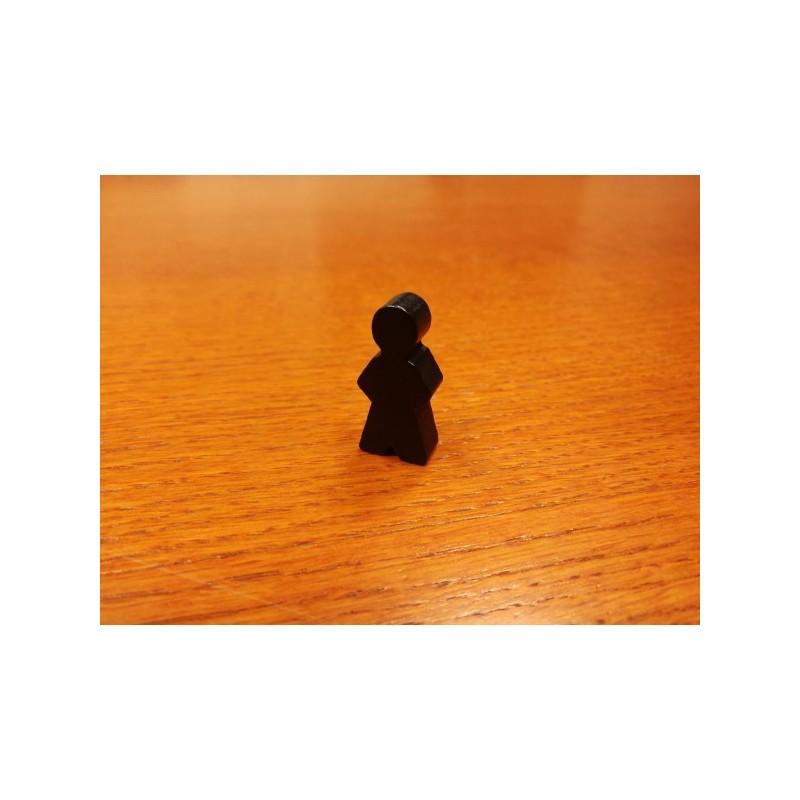 Pedina Omino Senior Nera (10 pezzi) - accessorio per giochi