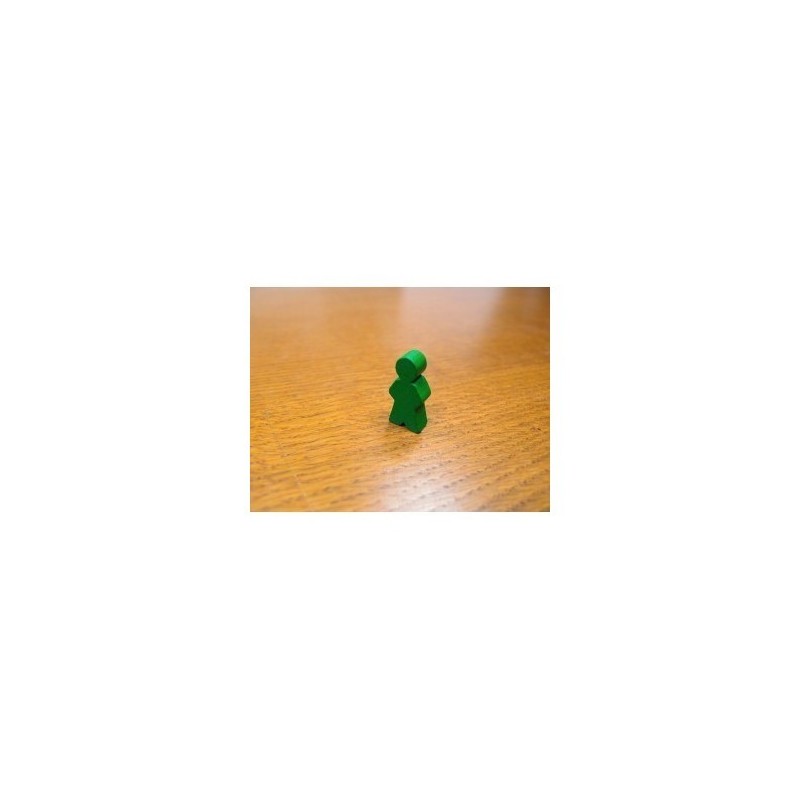 Pedina Omino Senior Verde (100 pezzi) - accessorio per giochi