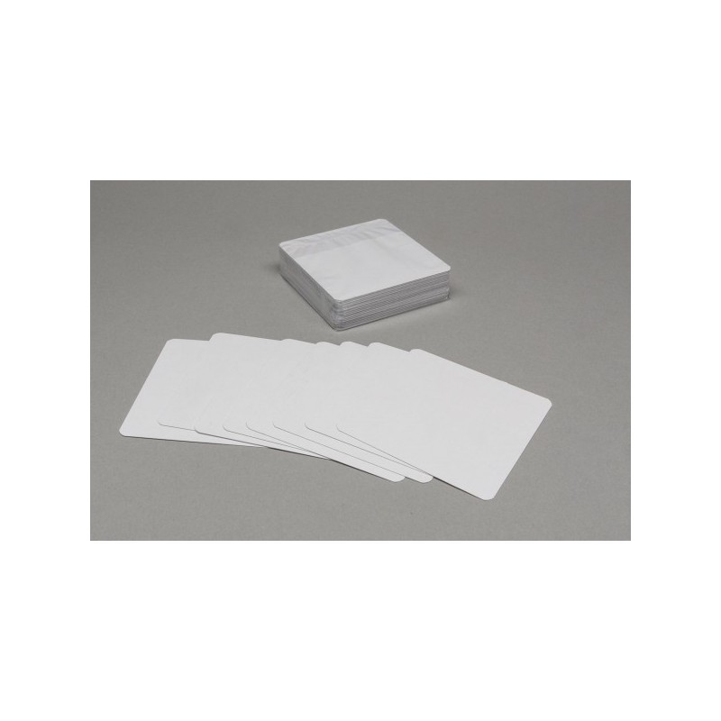 Set carte da gioco quadrate bianche (60 pezzi) - accessorio per giochi