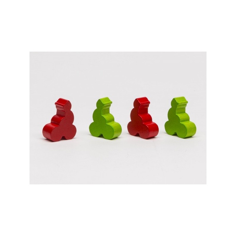 Pedina Motociclista Rossa (25 pezzi) - accessorio per giochi