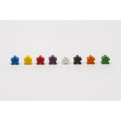 Meeple piccolo Rosa scuro (100 pezzi)
