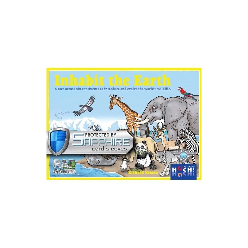 SAFEGAME Inhabit the Earth + bustine protettive - gioco da tavolo