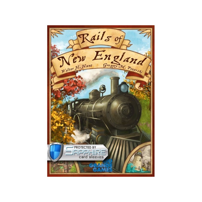 SAFEGAME Rails of New England + bustine protettive - gioco da tavolo